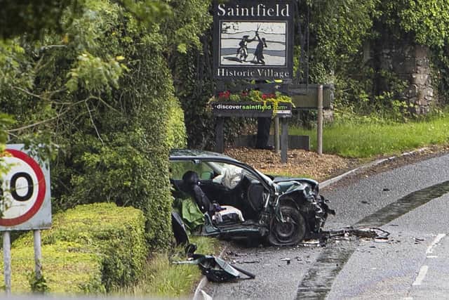 July 8th, Saintfield, County Down PSNI attend a serious Road Traffic Collision on Station Road