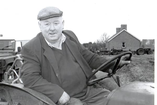 Patrick Campbell from Aghadowey at the Coleraine and District Ploughing Society at Limavady. Patrick was using his trusty 275 International tractor. Picture: Farming Life archives