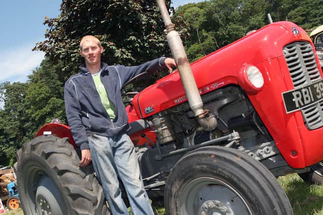 Patrick Quinn from Kilkeel with his 1959 Massey Ferguson at the Castlewellan Agricultural Show on Saturday. Picture: Diane Magill