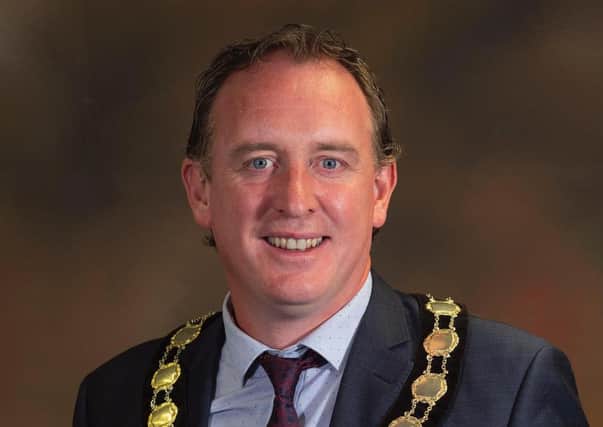 Council Chair Councillor Cathal Mallaghan.