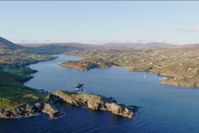 The small village of Teileann in the Donegal Gaeltacht