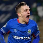 Linfield's Joel Cooper. Pic by PressEye Ltd.