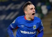 Linfield's Joel Cooper. Pic by PressEye Ltd.