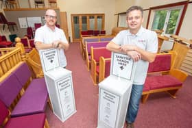 Sales and Design Manager John Kirkpatrick with Production Director Barry McNickle from McNickle & Sons in Carrickfergus.