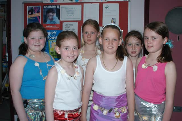 This group of P6 girls were the Mermaids in the Olderfleet Primary School concert.
LT22--008 PSB