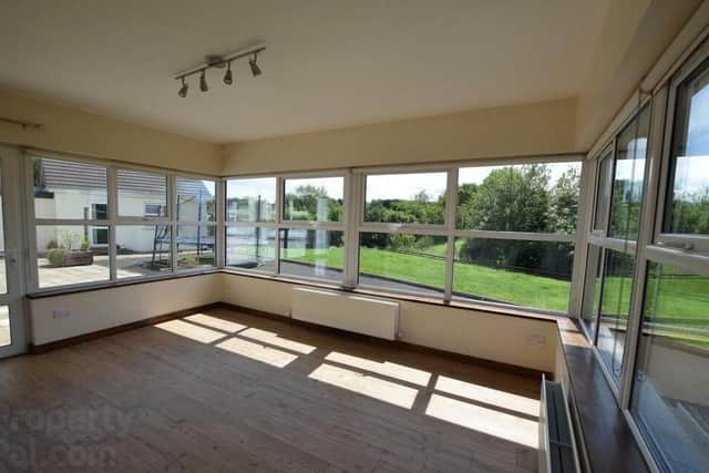 The 3.7m x 4.3m sunroom with stunning views over countryside