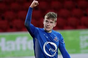 Peter Campbell in Loughgall colours. Pic by Pacemaker.