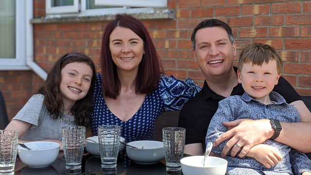 The Parfitt family from Banbridge who are to take part in new BBC NI TV series