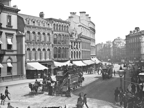 Castle Place, Belfast. Picture: National Library of Ireland on The Commons