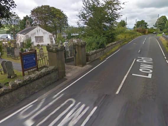The reduced speed limit would apply for 1.7km between St Johns Church and Islandmagee PS senior campus, according to DfI (image Google).