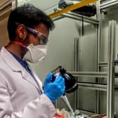 Anwin Robin from Dromore who is on an international internship