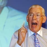 DUP leader Ian Paisley in 2002. 
PHOTO  STEPHEN DAVISON.