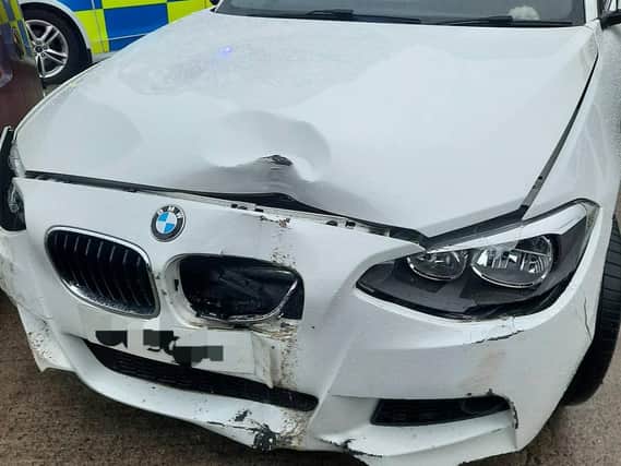 A PSNI picture of the BMW vehicle involved.