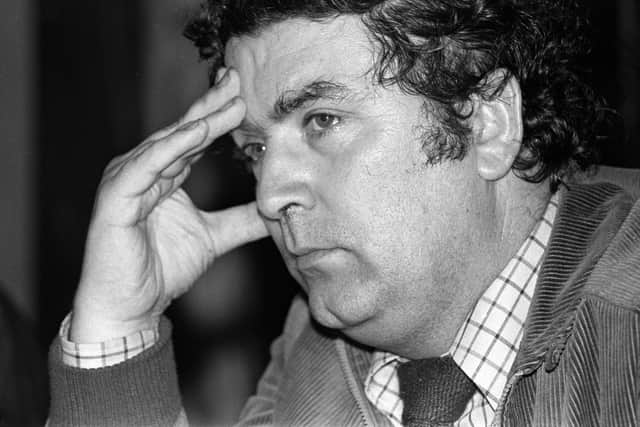 John Hume in a thoughtful moment at the SDLP party conference in Newcastle, Co. Down in 1979.