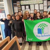Silverstream Primary School, Greenisland, received their 5th Green Flag Award from Keep Northern Ireland Beautiful.