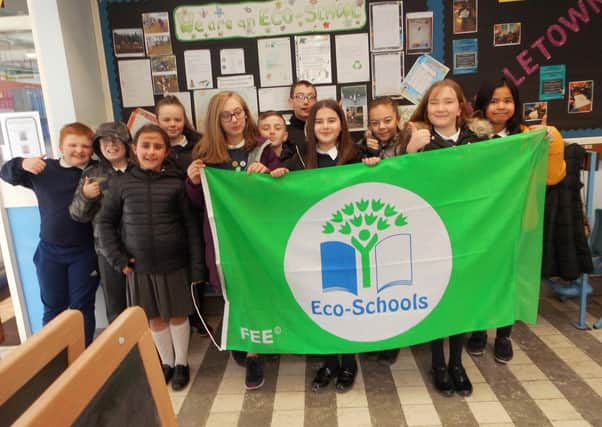 Silverstream Primary School, Greenisland, received their 5th Green Flag Award from Keep Northern Ireland Beautiful.