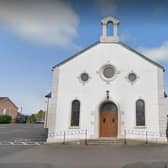 Ballyclare Presbyterian Church. Pic by Google.