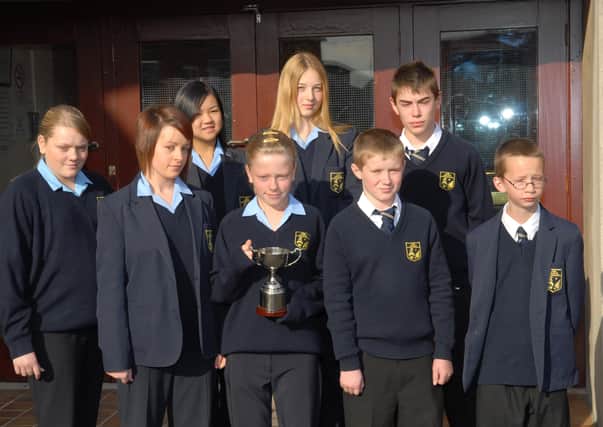 Endeavour Award winners at the Larne High School. LT44-314-PR