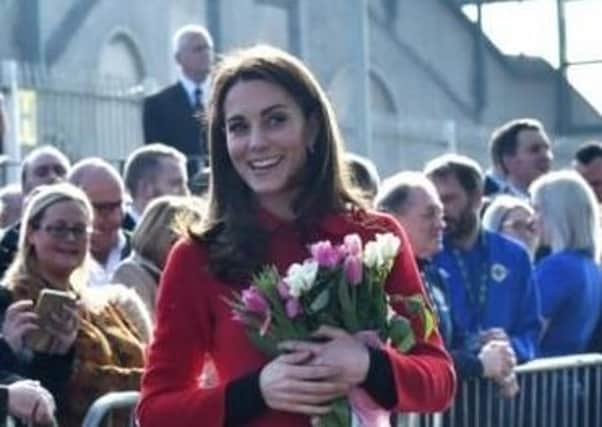 The Duchess of Cambridge. Pic Colm Lenaghan/Pacemaker.