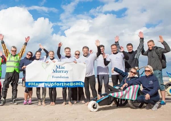 Mae Murray Foundation volunteers at the launch of their Inclusive Beaches initiative