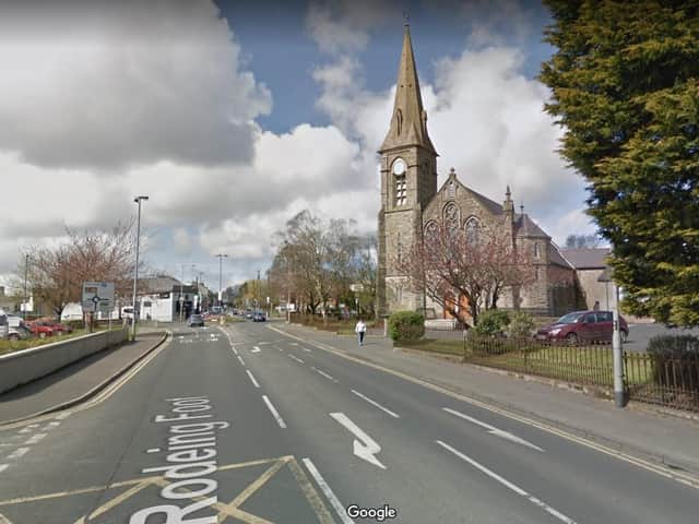 The town of Ballymoney, Co Antrim