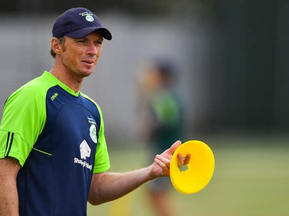 Cricket Ireland Academy and Performance Manager, Pete Johnston.