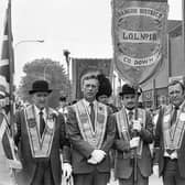 Pictured in 1983 are the officers of Bangor District who joined with Newtownards, Upper Ards and Holywood districts at Ballymenoch, Holywood. Picture: News Letter archives