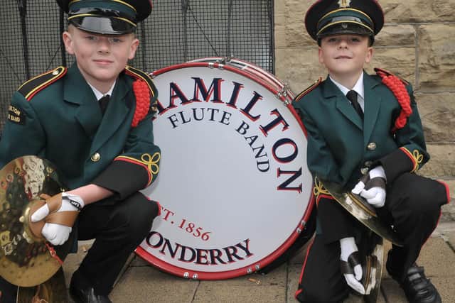 Pictured in 2010: Matthew Walker and Elliott Tait at the annual Relief of Derry Celebration by the Apprentice Boys of Derry in Londonderry. Picture: Martin McKeown/Londonderry Sentinel archives