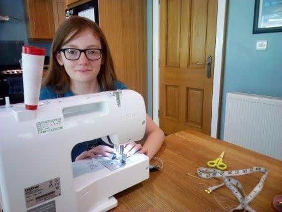 Amy Holmes from Broughshane decided to put her time to good use and learn a new skill.