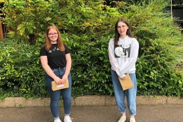 Louise McCrea and Leah McMinn were awarded 4 A grades at AS level..