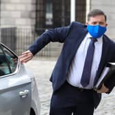 Health

Minister Robin Swann is urging people to wear masks and observe other prevention measures to stop the virus spreading.

Photo by Kelvin Boyes / Press Eye.