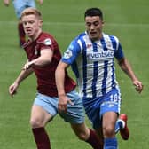 Aaron Traynor (right) during Coleraine's Irish Cup semi-final tie with Ballymena United. Pic by Pacemaker.