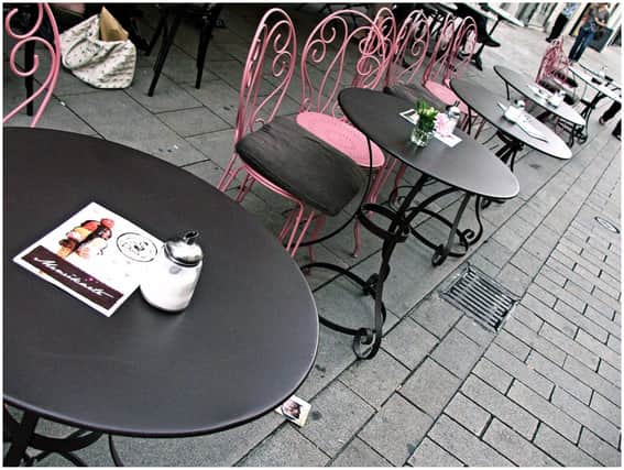 The Street Furniture Scheme is aimed at helping cafe owners to maximise their external space