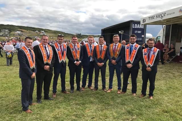 Young brethren from the  greater Ballymena area at Rossnowlagh 2018. Picture courtesy of David Craig