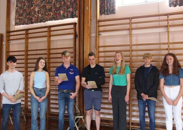 Some of the many students at Loreto College who achieved outstanding GCSE results