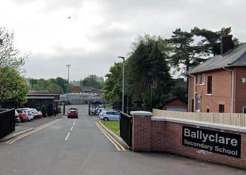 Ballyclare Secondary School. Pic by Google.