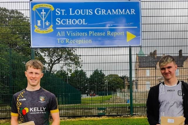 Students of Louis Grammar pick up their GCSE results