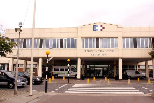 The number of consultant-led outpatient appointments dropped by more than half during April, May and June this year, new statistics show. Image shows Craigavon area hospital. PACEMAKER BELFAST  25/08/2020