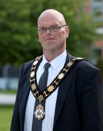 Mayor of Antrim and Newtownabbey, Cllr Jim Montgomery