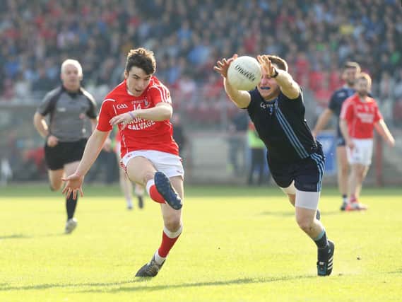 Lee Brennan hit 0-9 as Trillick made history in Healy Park on Friday night.