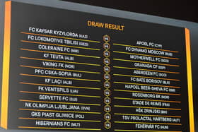 Coleraine take on Motherwell who defeated Glentoran in the previous round