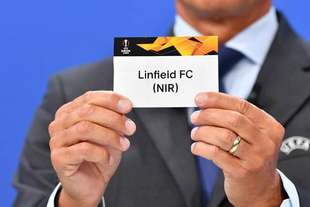 Linfield have also been given a home draw