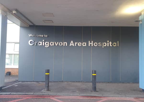 Craigavon Area Hospital where three Covid clusters have been identified