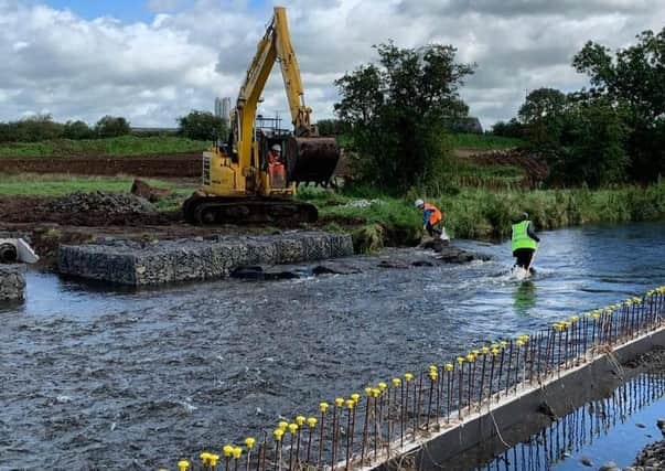 Members of the Six Mile Water Trust have praised the contractors.