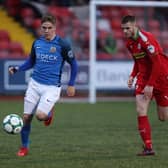 Former Glenavon winger Joshua Daniels is looking forward to facing his good friend Ronan Curtis.