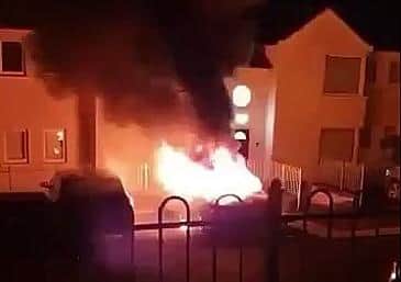 16/09/20 For the second night in a row a car has been destroyed in an arson attack in Ballycastle -  this time in the Boyd Court area