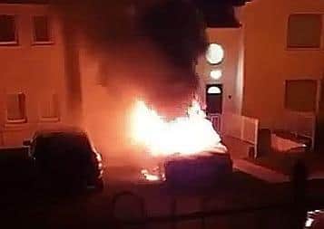 16/09/20 For the second night in a row a car has been destroyed in an arson attack in Ballycastle - this time in the Boyd Court area