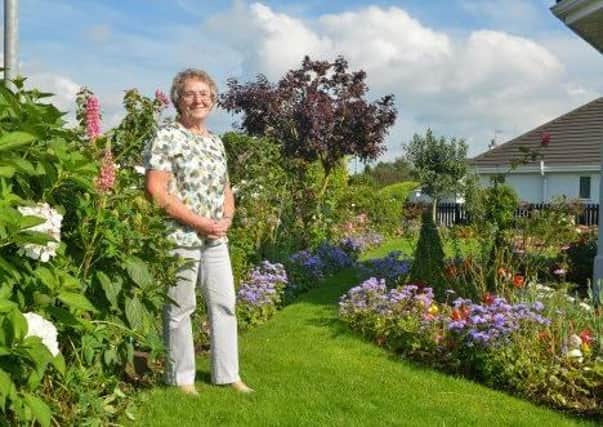 Elizabeth Boyd, Winner of the Best Kept Front Garden at this year's Mid and East Antrim In Bloom Community Competition