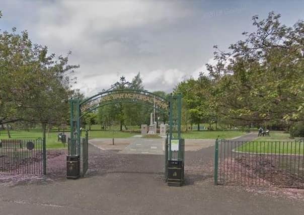 Ballyclare War Memorial Park. Pic by Google.