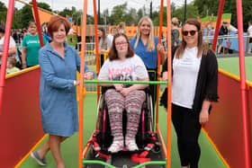 The council is investing in inclusive play park equipment.